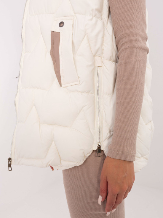 Stylish ecru vest