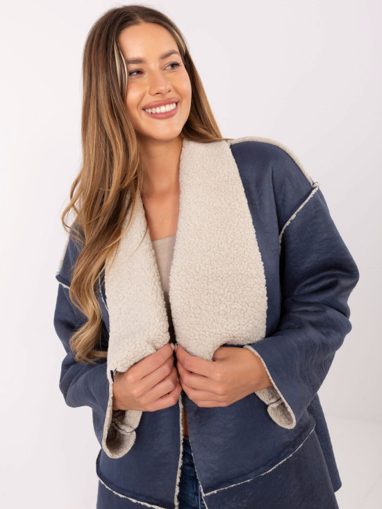 Stylish blue transitional jacket