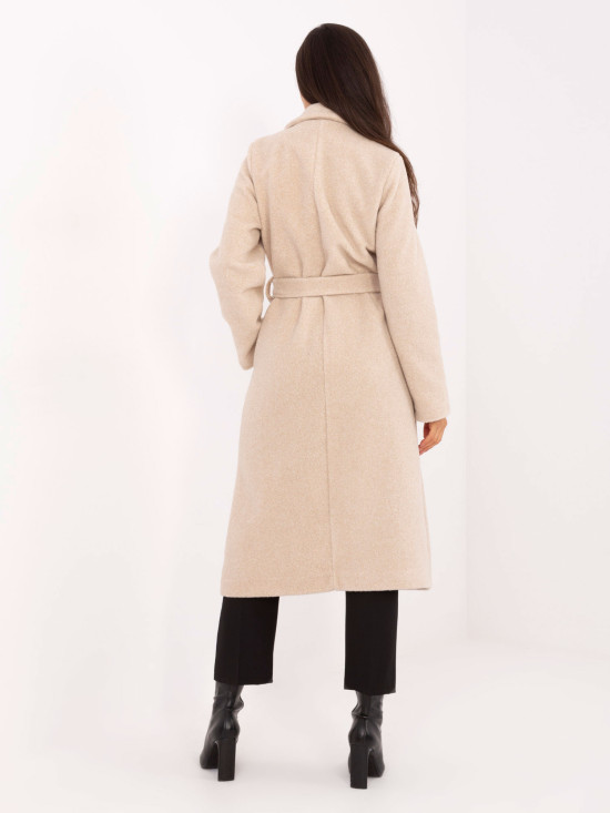 Light Beige Transitional Coat