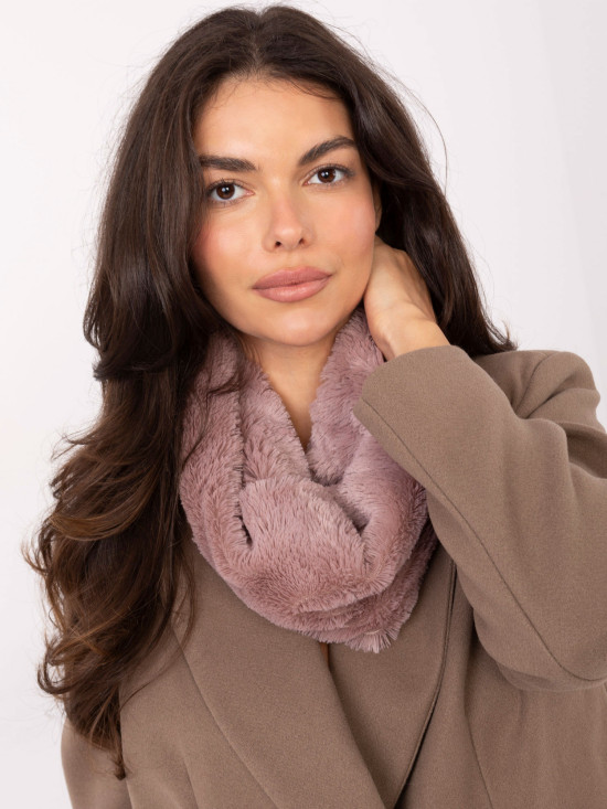 Women's Light Purple Smooth Tube Scarf