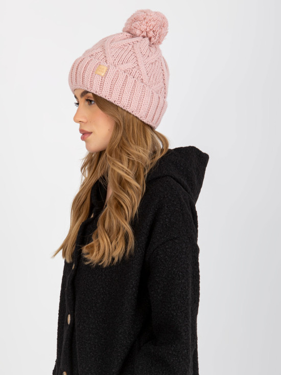 Smooth Pink Beanie