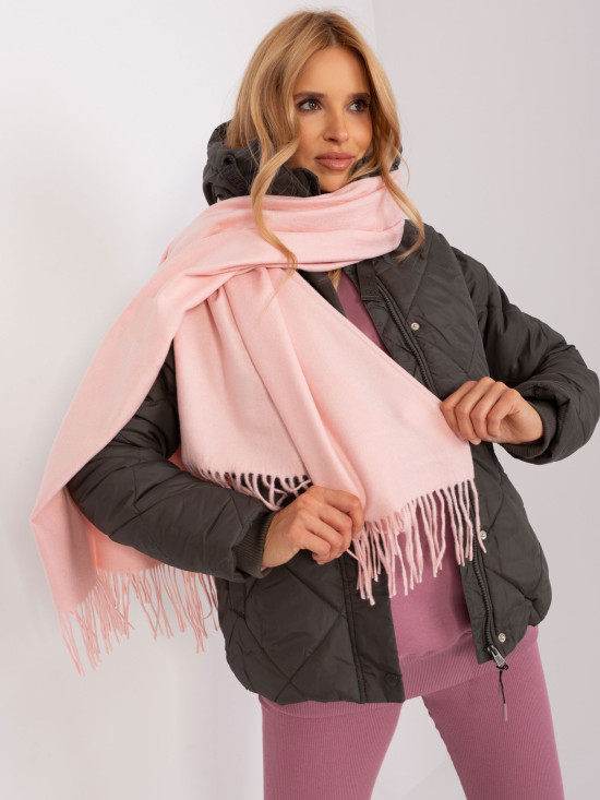 Light Pink Women's Knitted Scarf