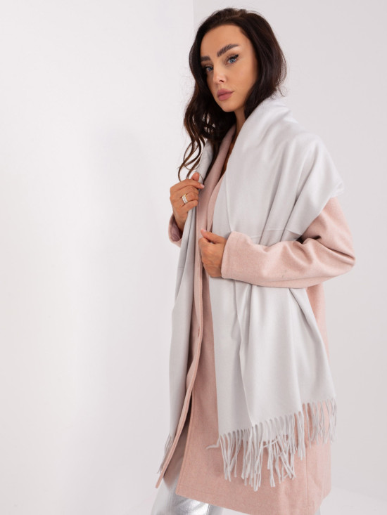 Light Gray Women's Knitted Scarf