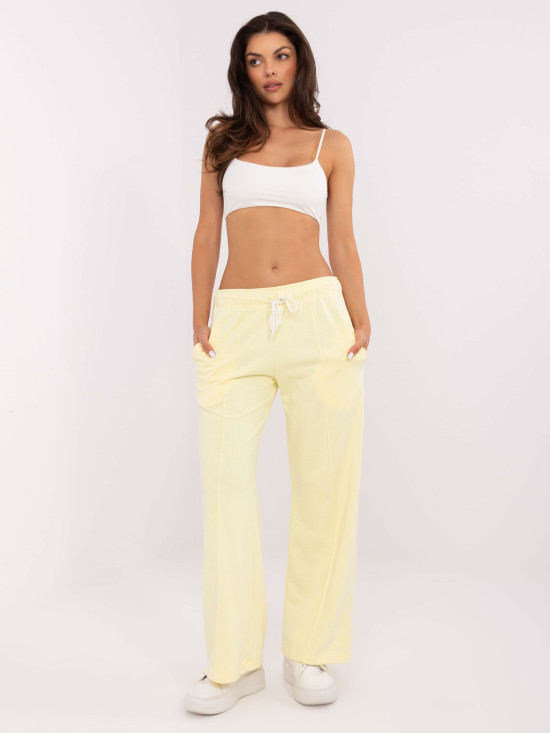 Stylish Sports Pants in Bright Yellow
