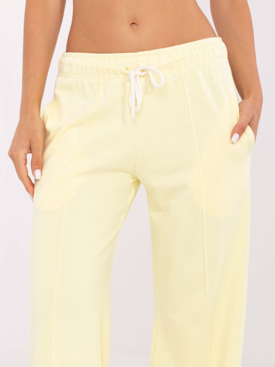 Stylish Sports Pants in Bright Yellow