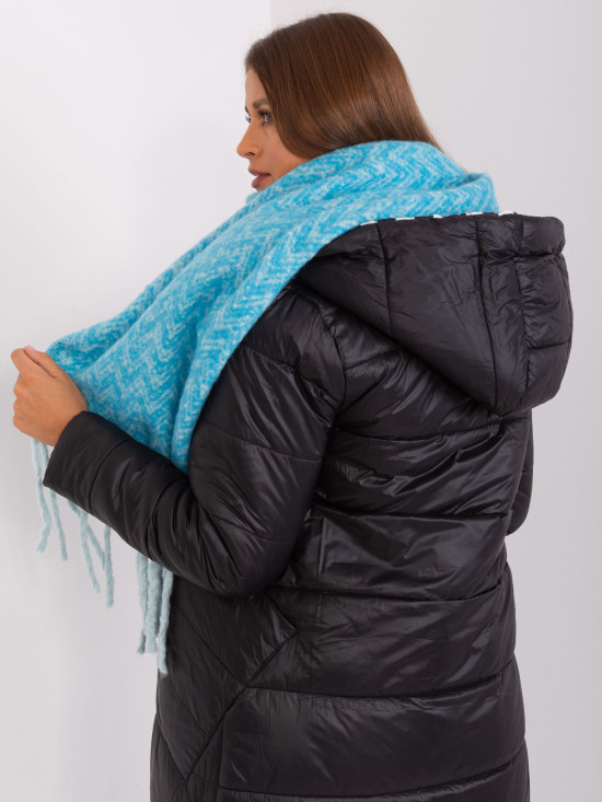 Blue Women's Knitted Scarf