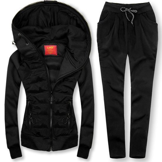 Graphite LHD tracksuit with combined materials