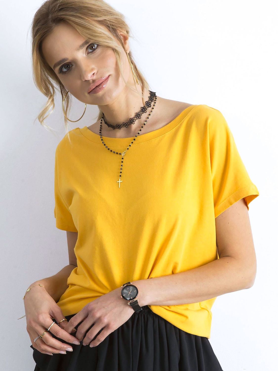 Dark Yellow Women's T-Shirt Fire