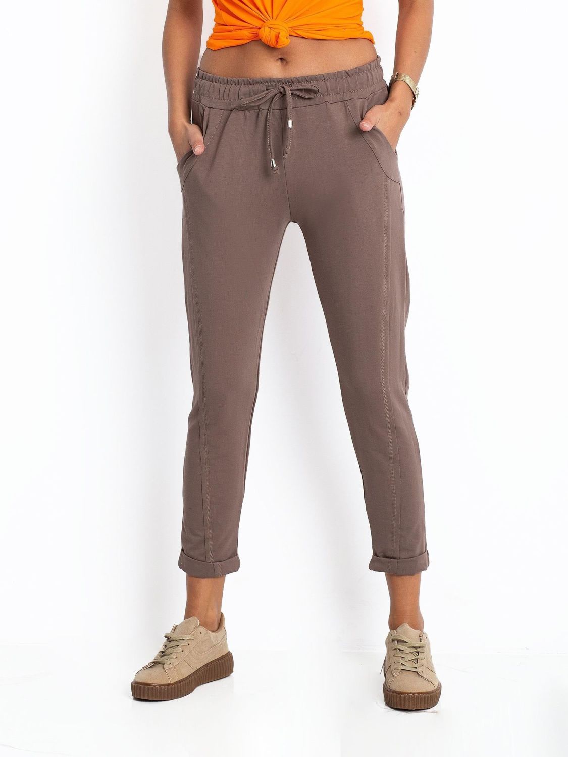 Brown Sports Pants