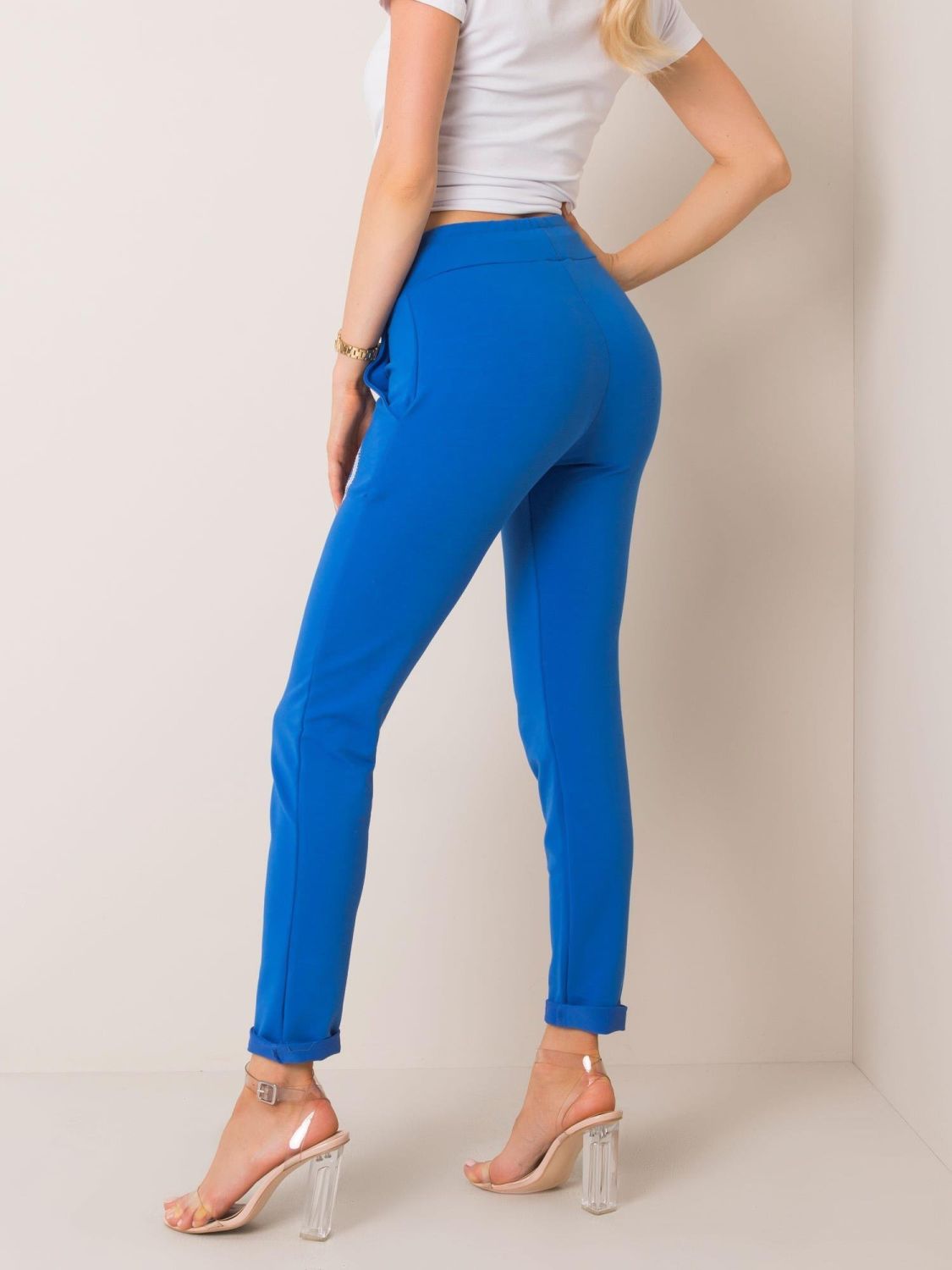 Blue Sweatpants with Application