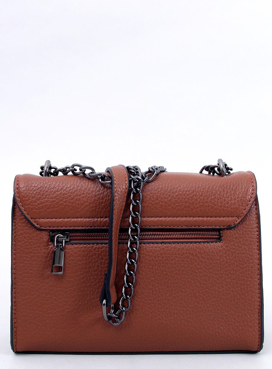 Small camel leaf handbag