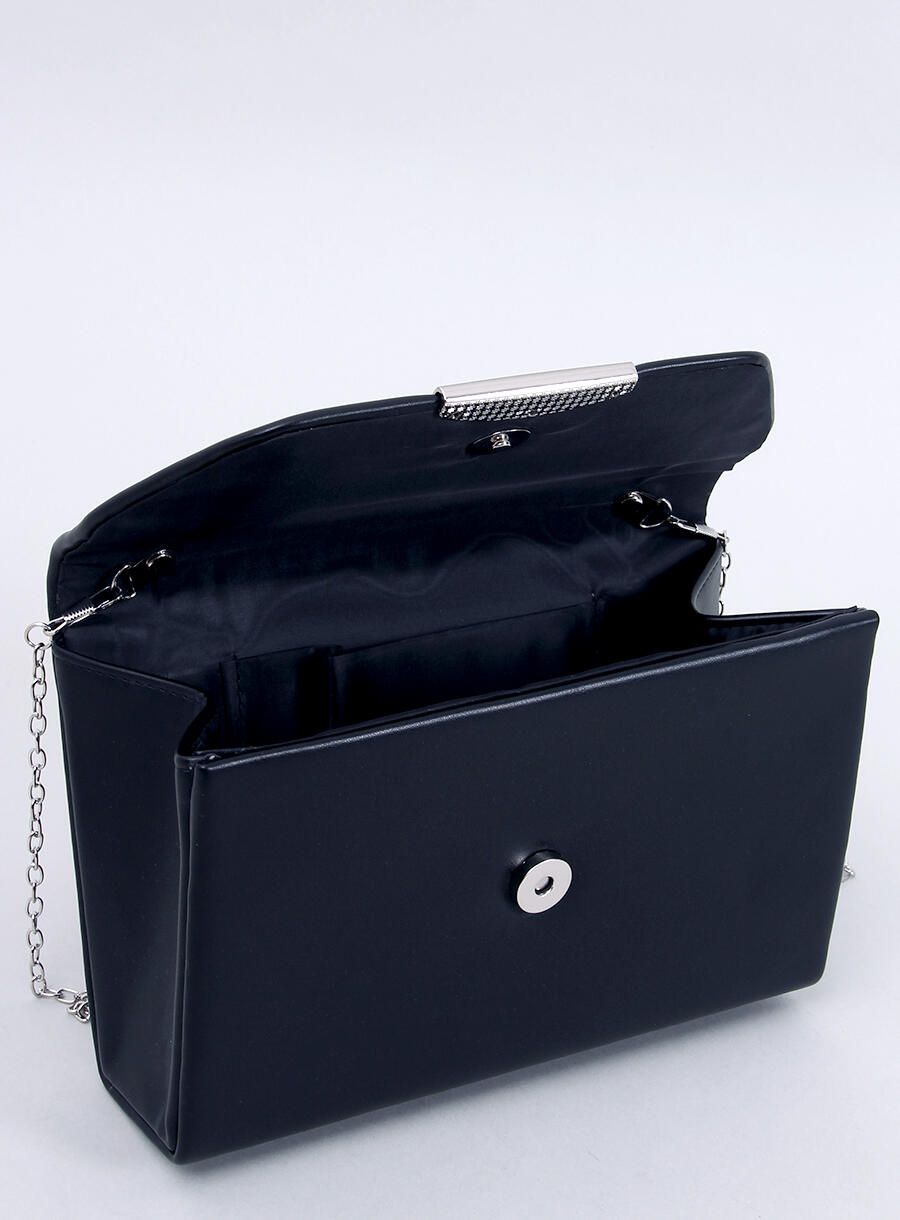 Black small leather handbag