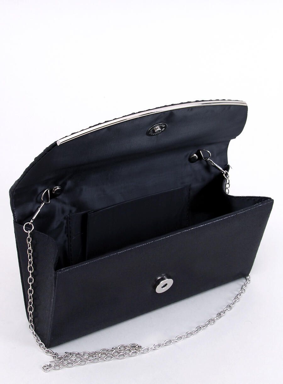 Black leaf social bag