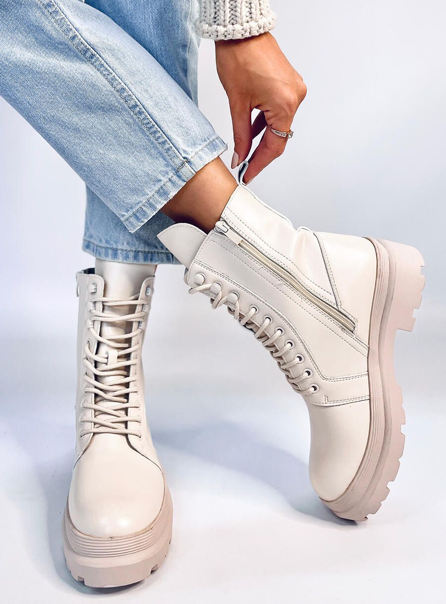 Platform shoes INES beige