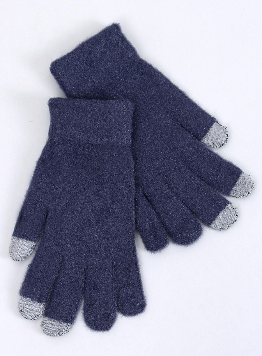 Women's basic gloves dark blue