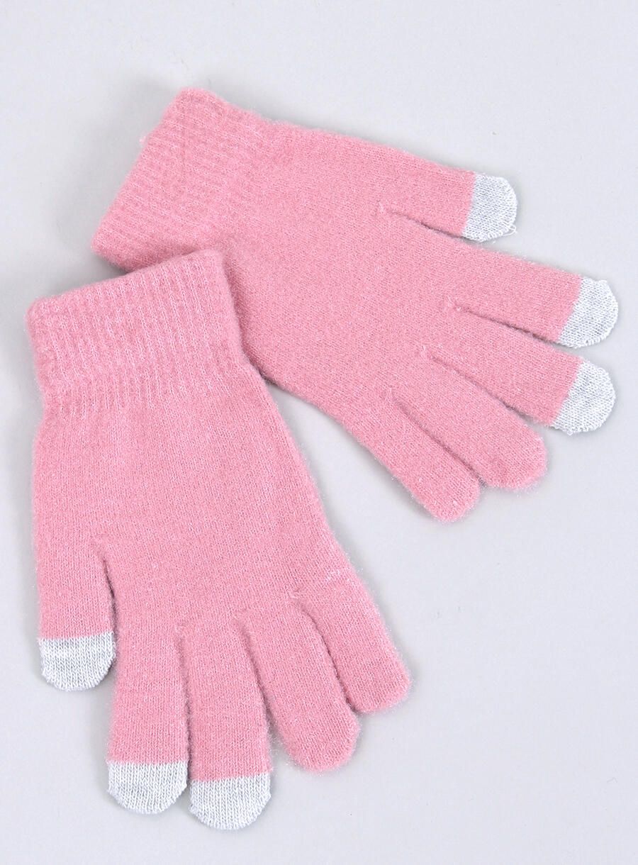 Women's basic gloves pink