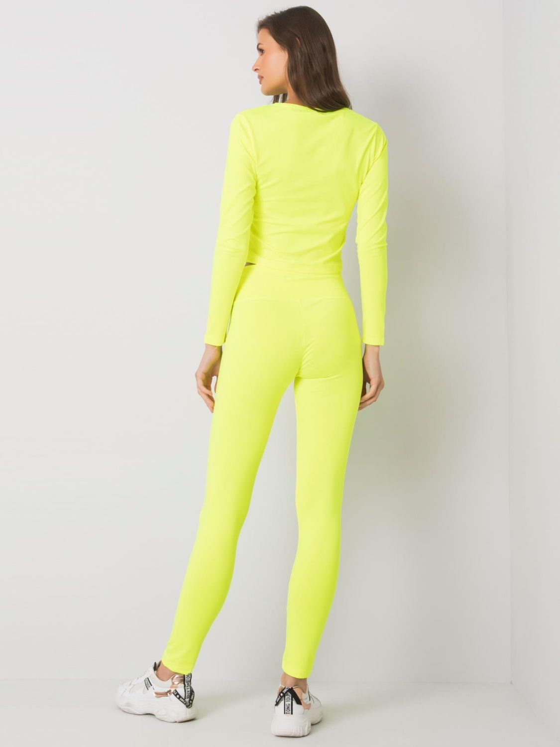Fluo Yellow Women's Sports Set