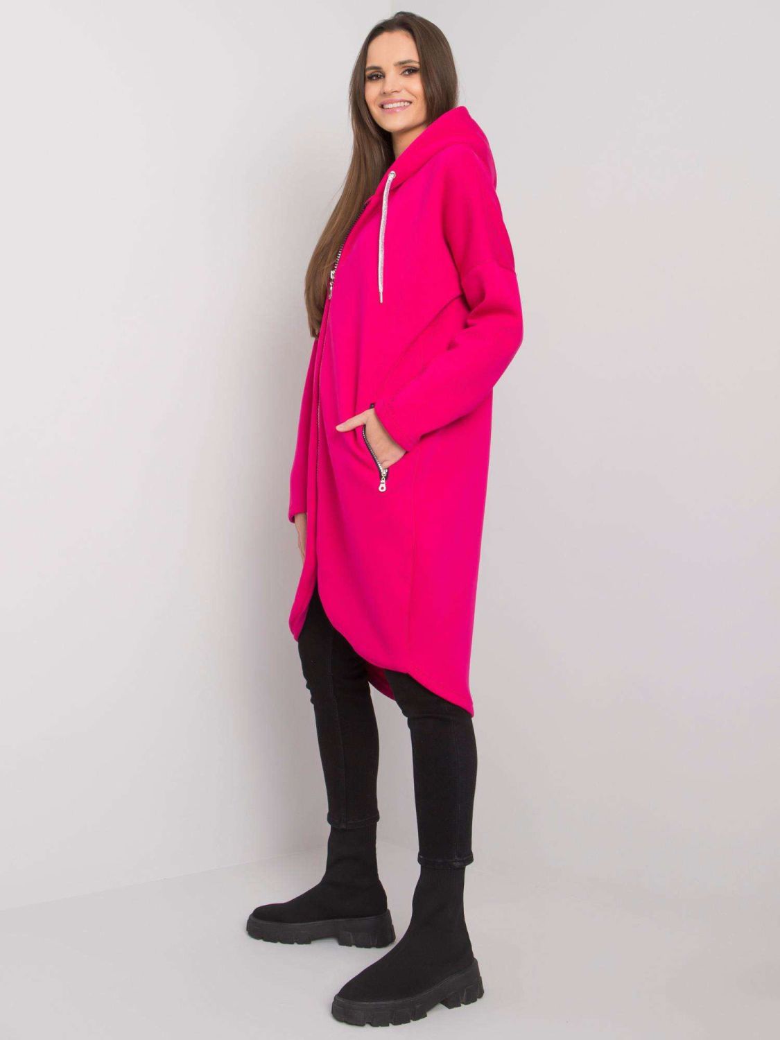 Pink Hooded Sweatshirt