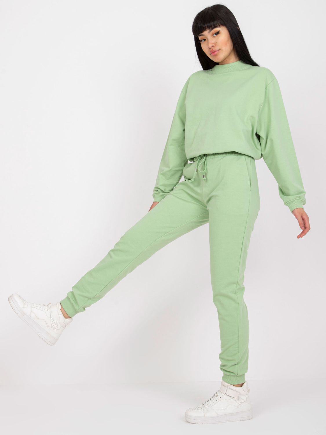 Comfortable Jogging Pants in Pistachio Color
