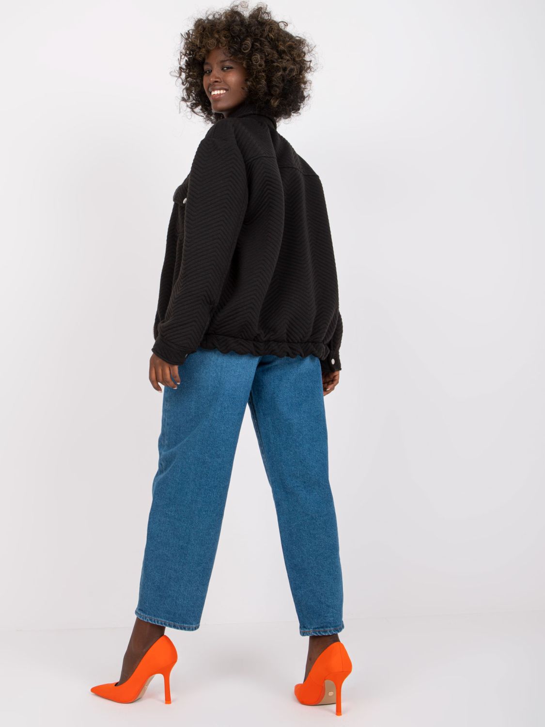 Stylish Black Transitional Jacket