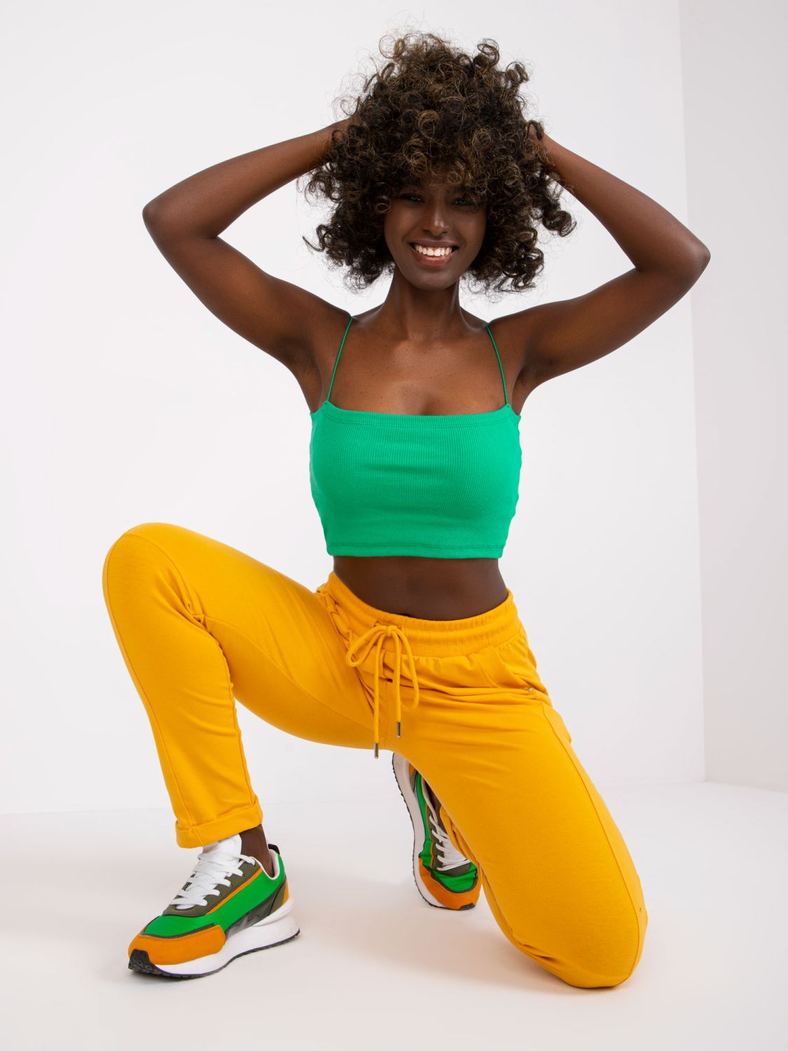 Sport Pants in Bright Orange