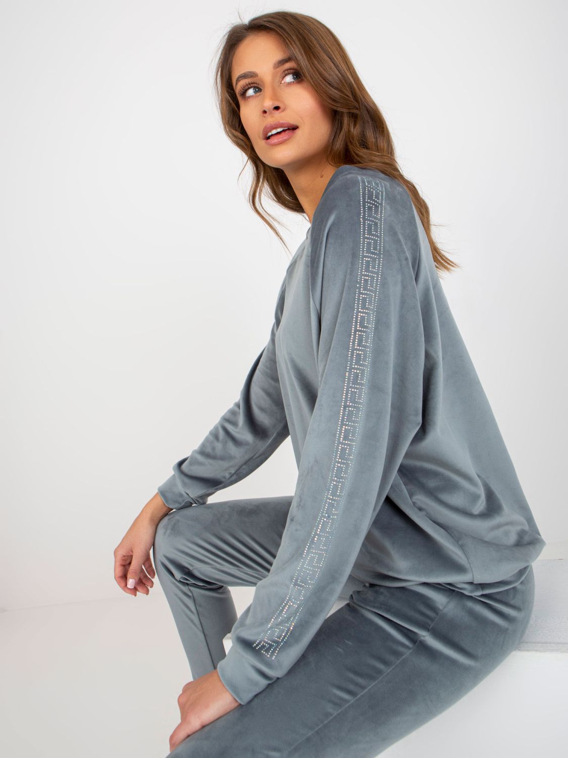 Women's Velour Set with Application