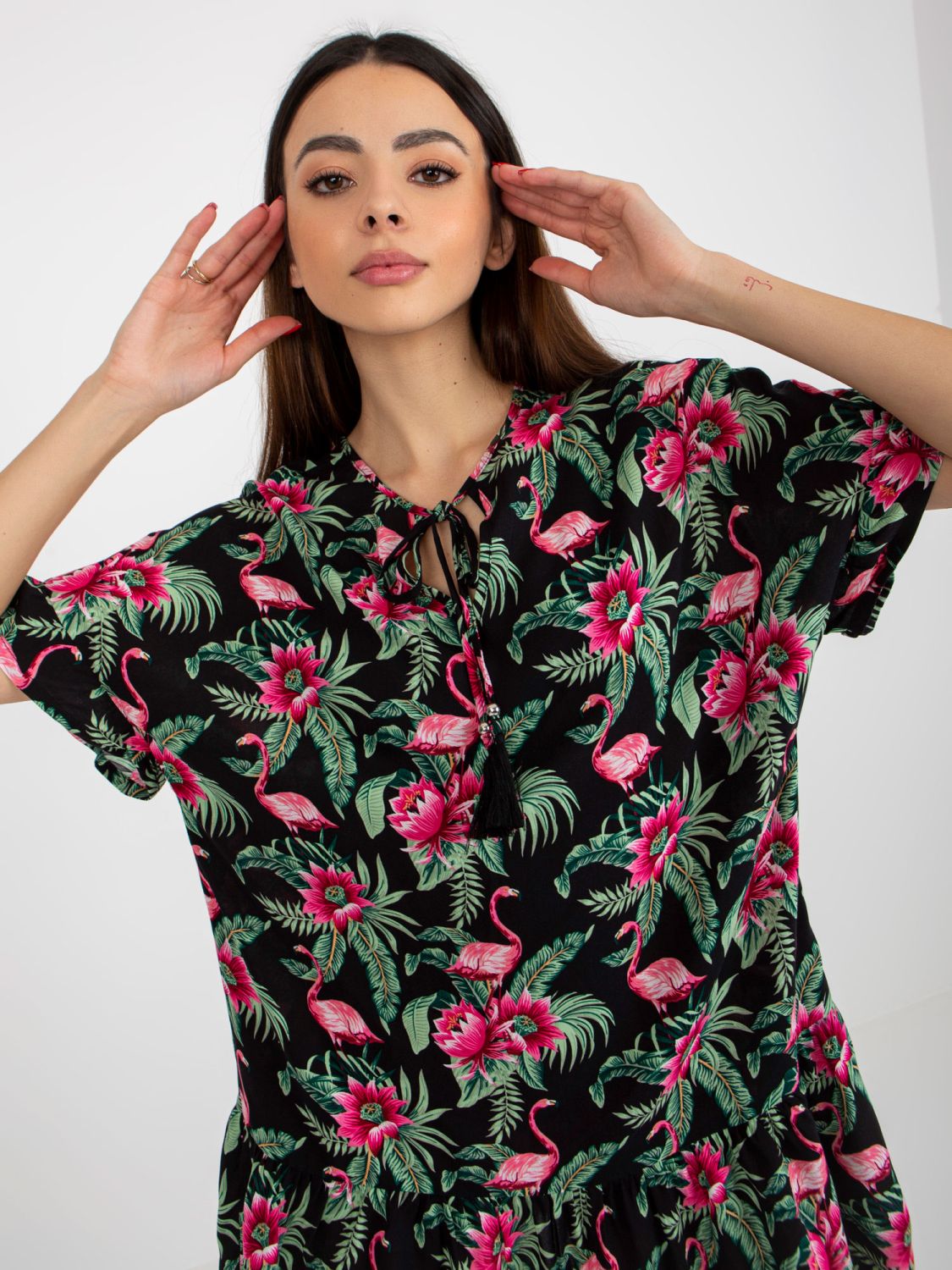 Summer Floral Dress with Ruffles SUBLEVEL