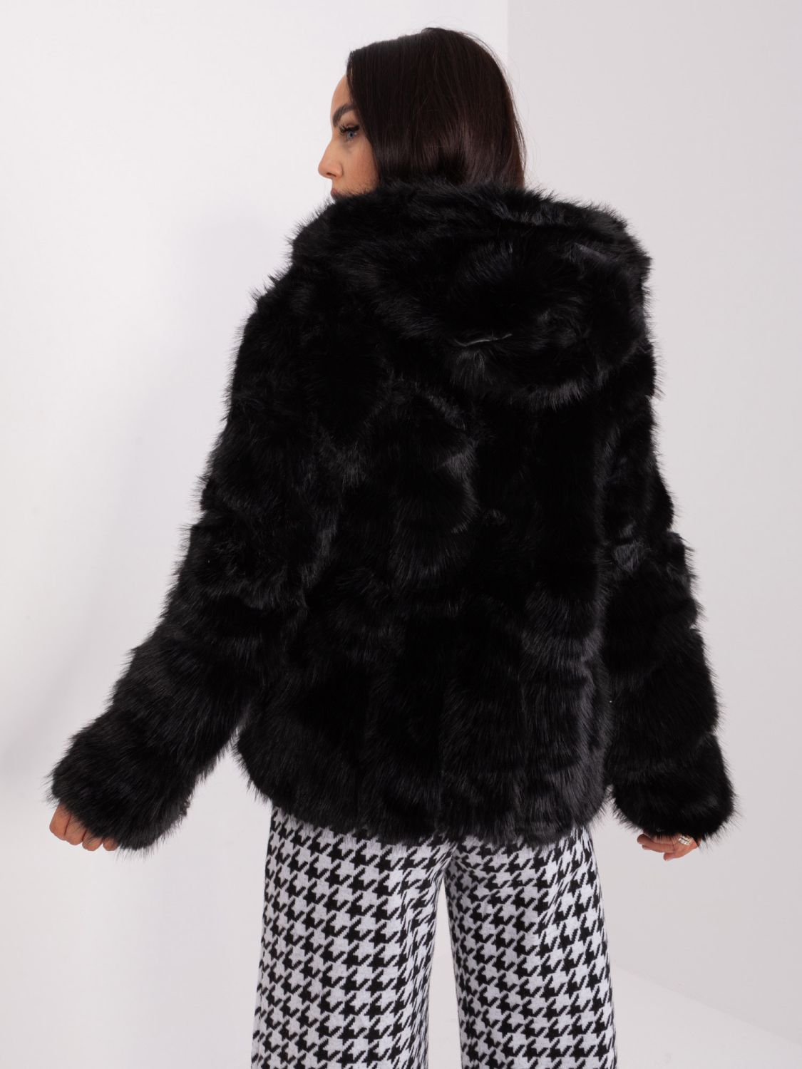 Black Transitional Fur Jacket