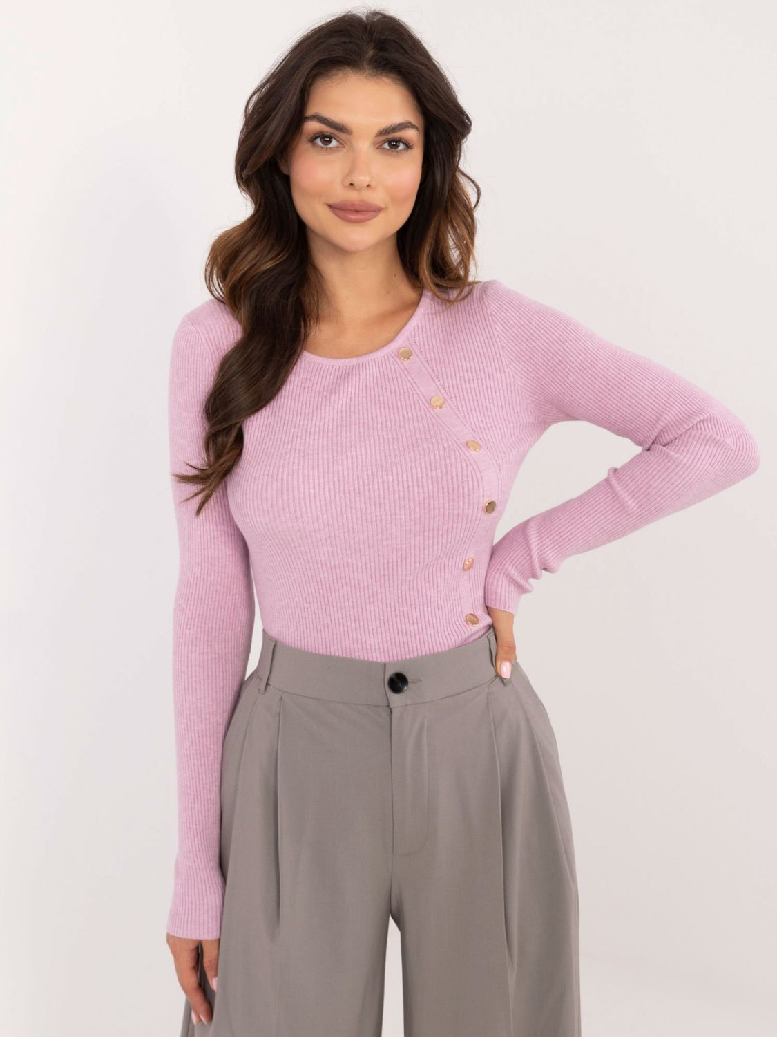 Stylish Sweater in Light Purple