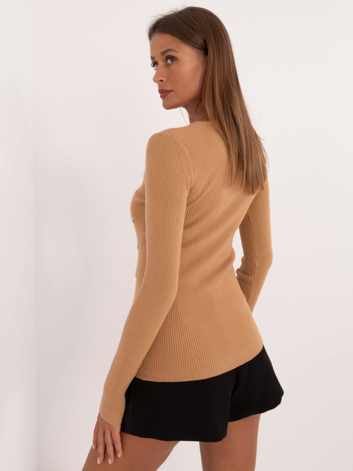 Elegant Camel Sweater
