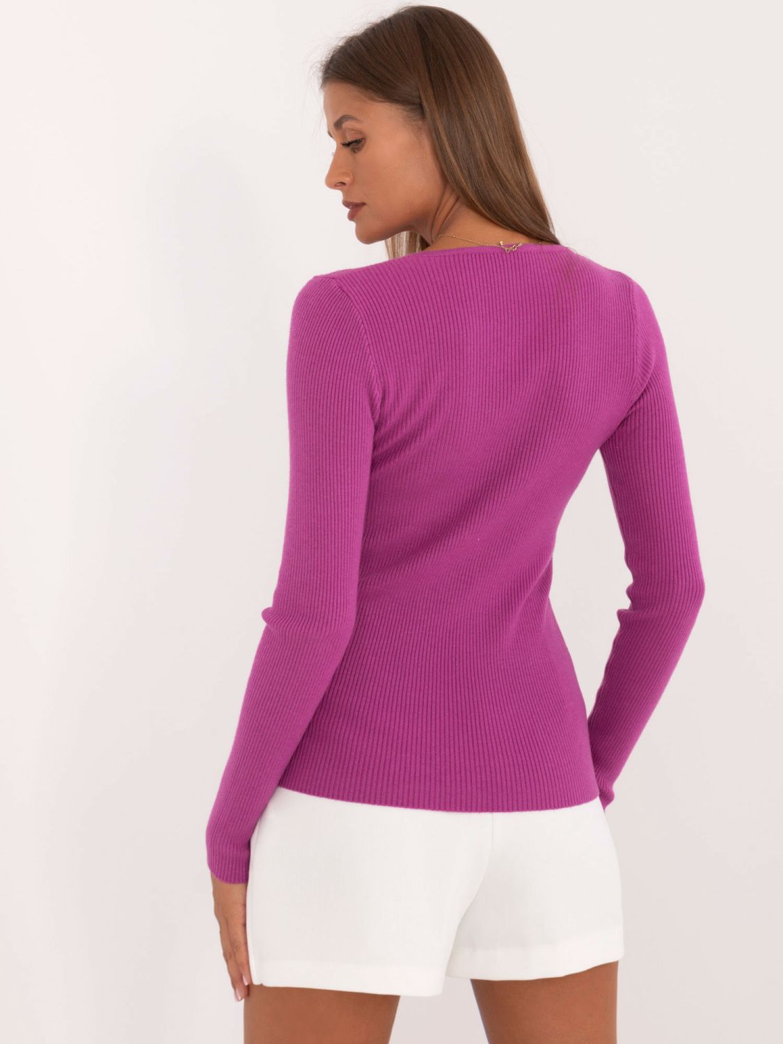 Elegant Purple Sweater