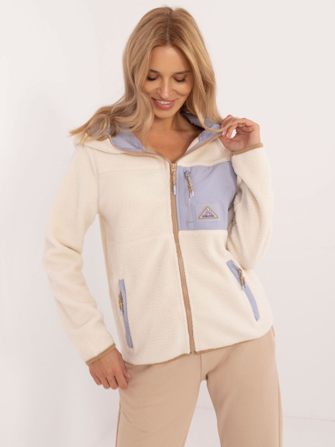 Stylish Beige Hoodie
