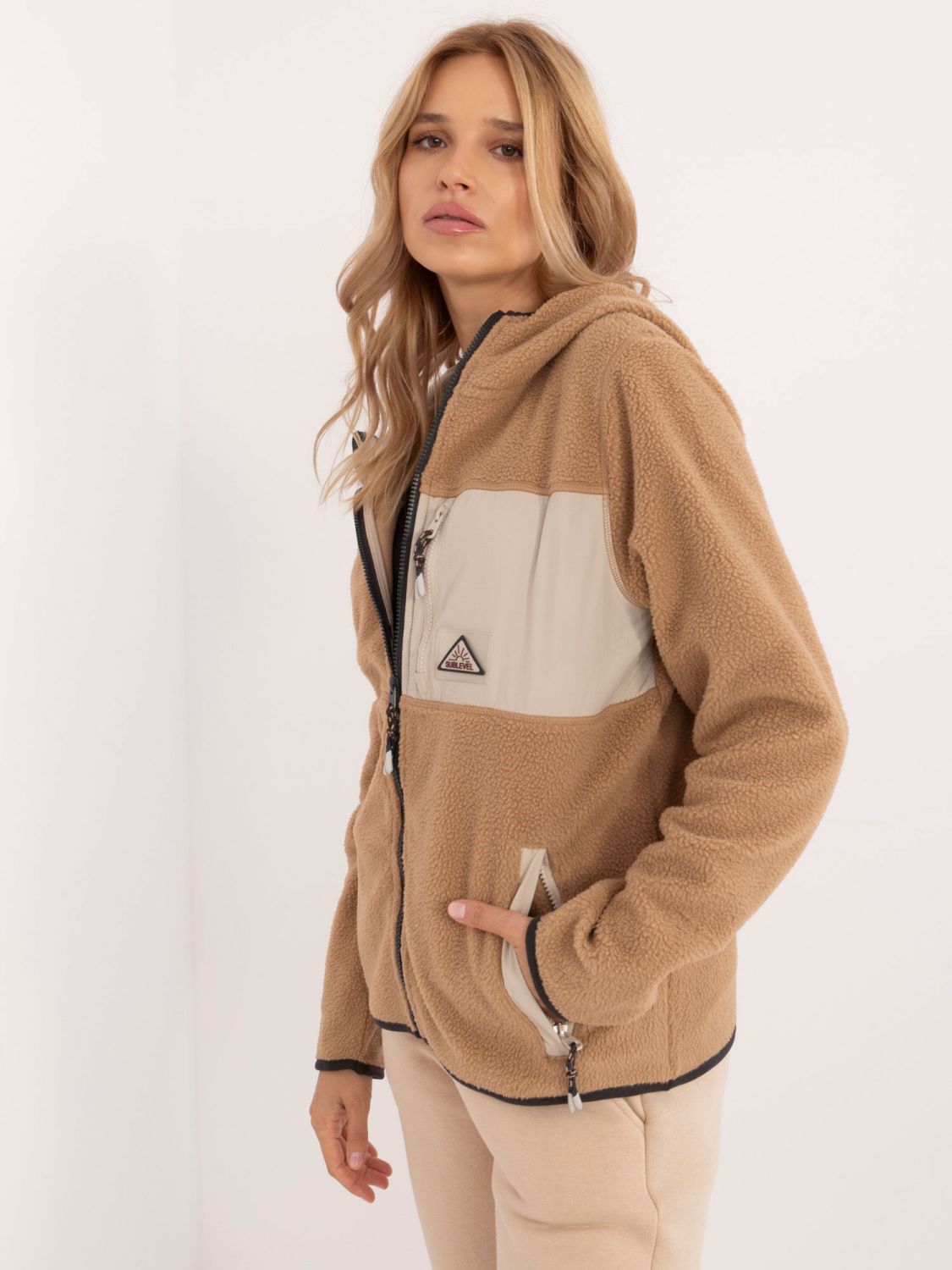 Stylish Beige Hoodie