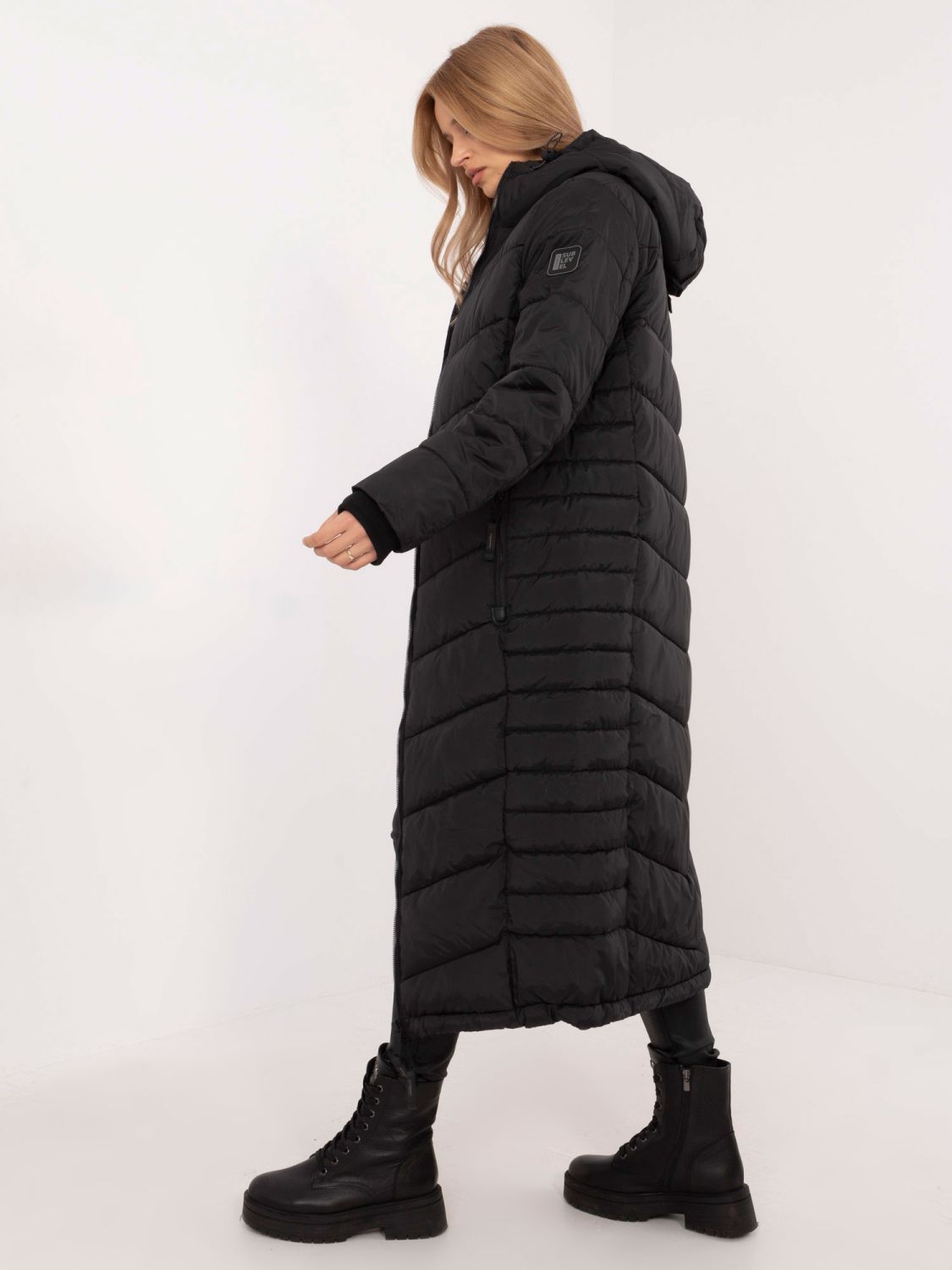 Long Black Coat with Lining