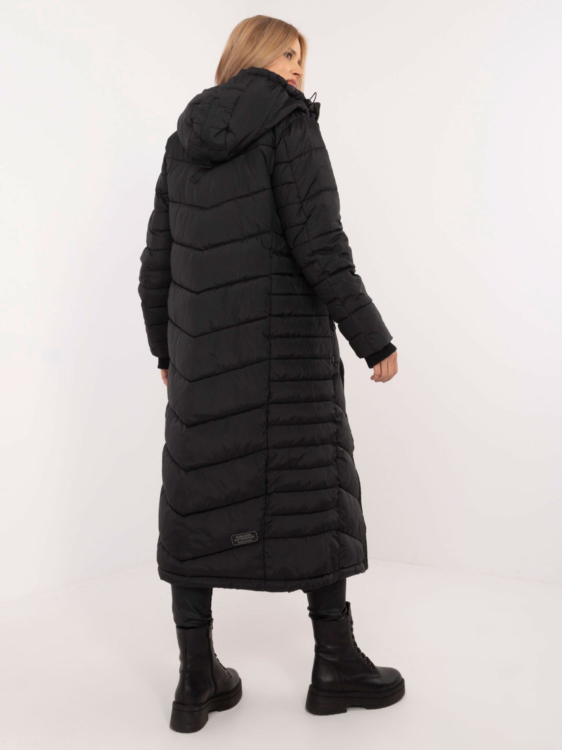Long Black Coat with Lining
