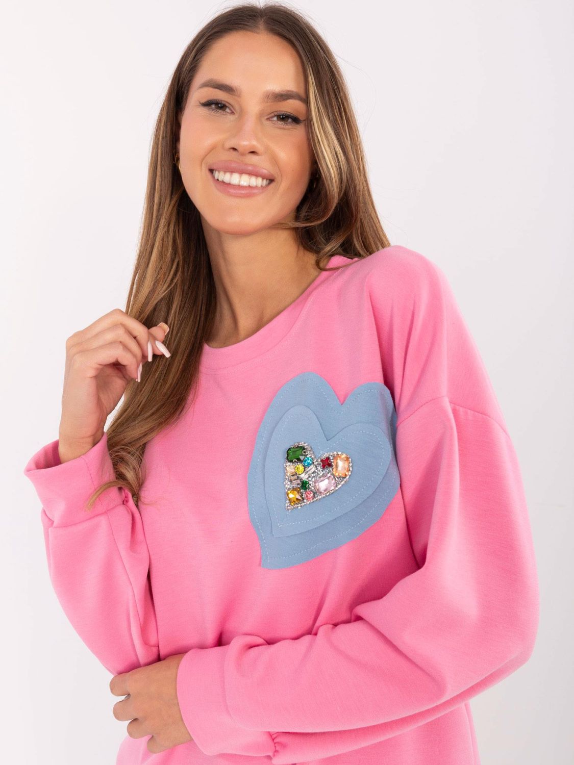 Pink Long Sleeve Sweatshirt