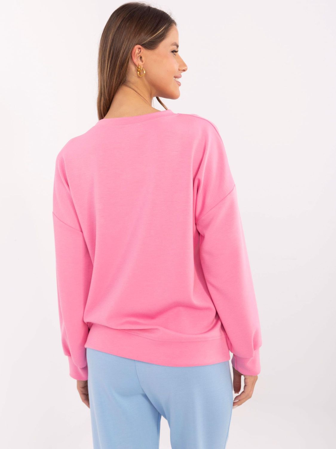 Pink Long Sleeve Sweatshirt