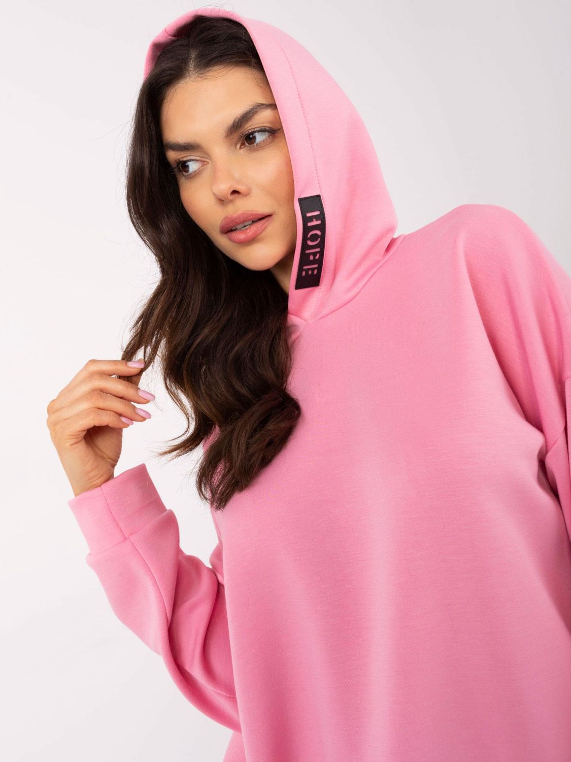 Pink Hooded Sweatshirt
