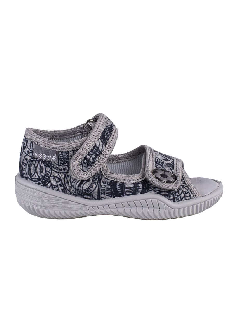 Grey boys SOCCER slippers