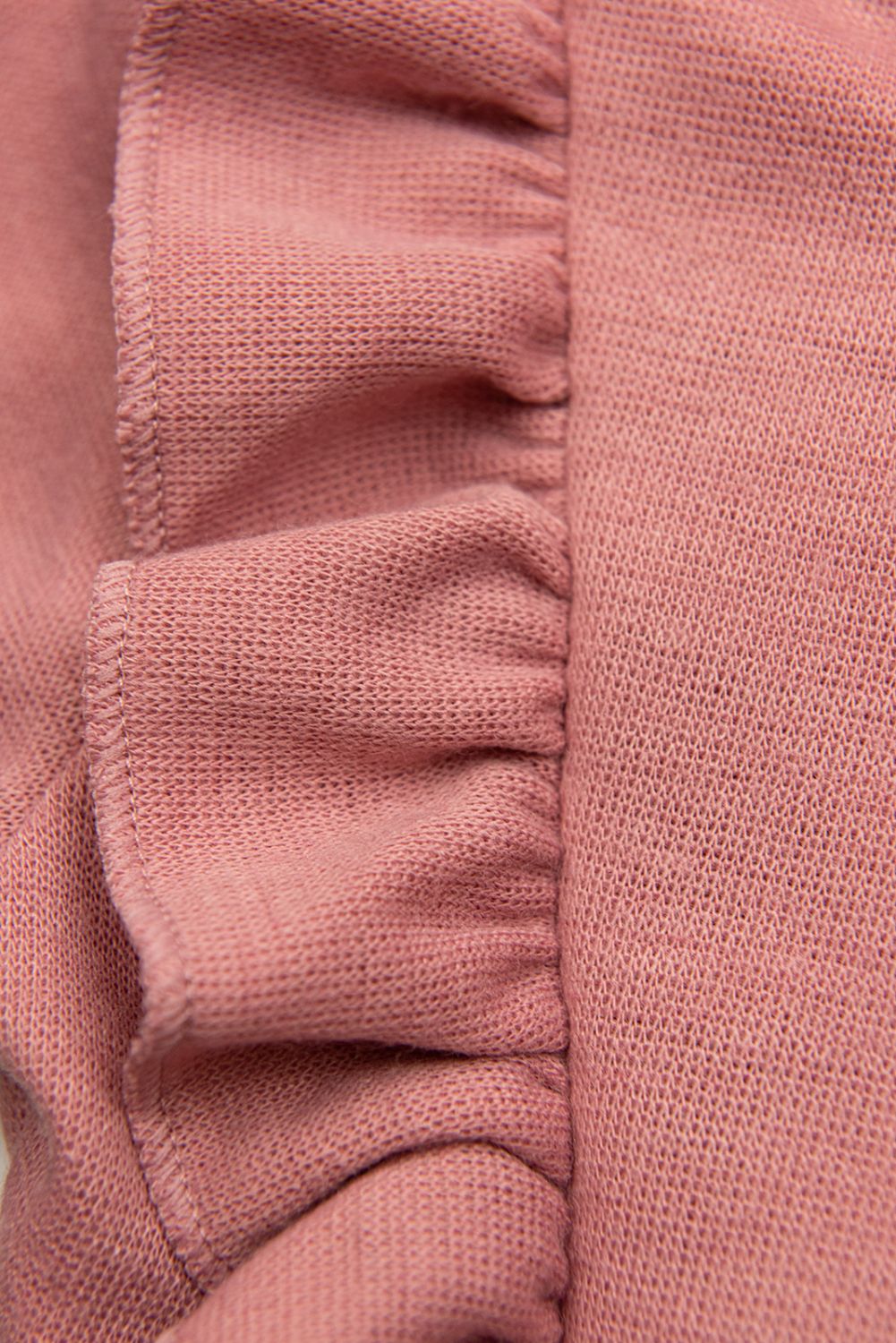 Pink dress with leather pleated skirt