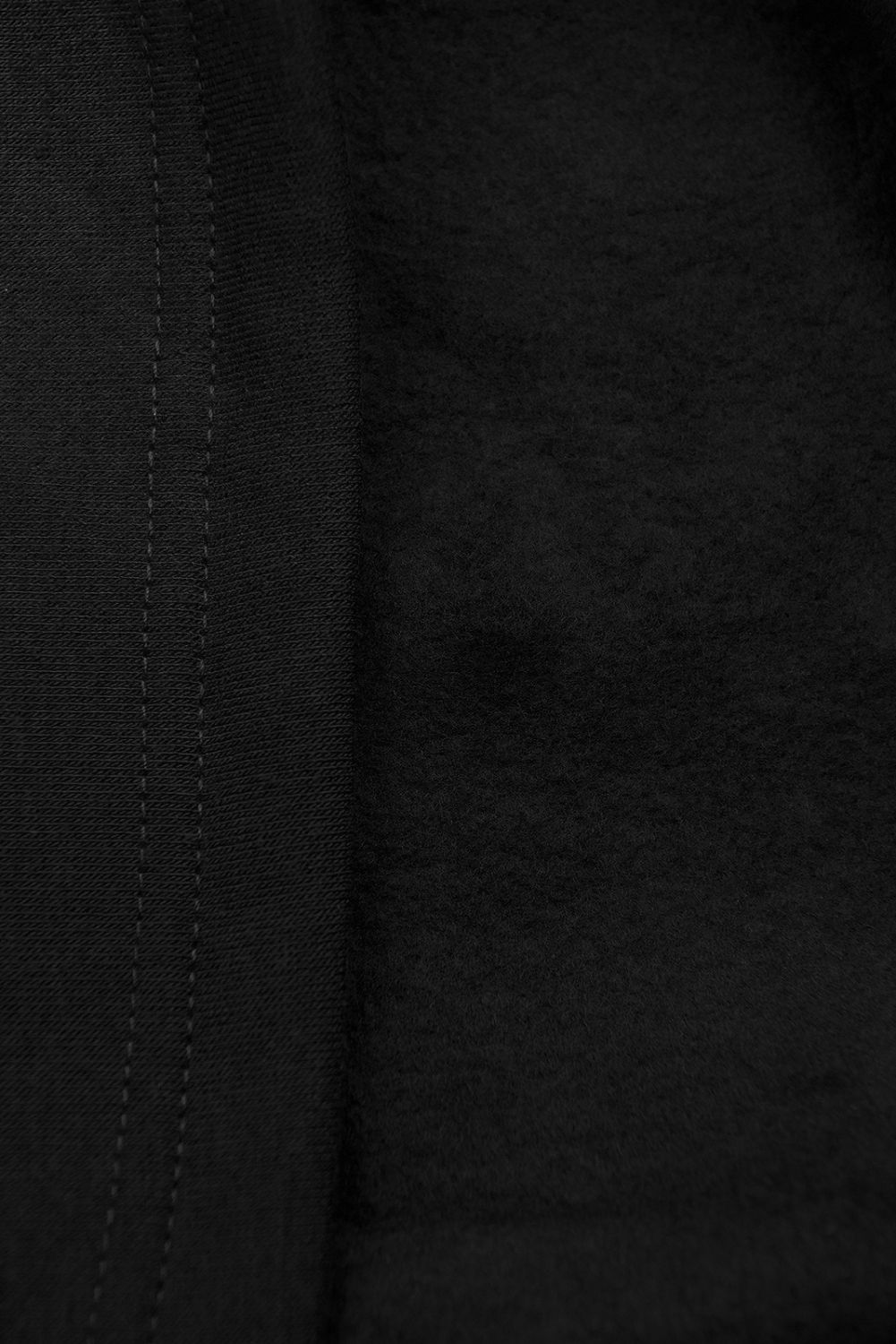 Black over-the-head sweatshirt dress