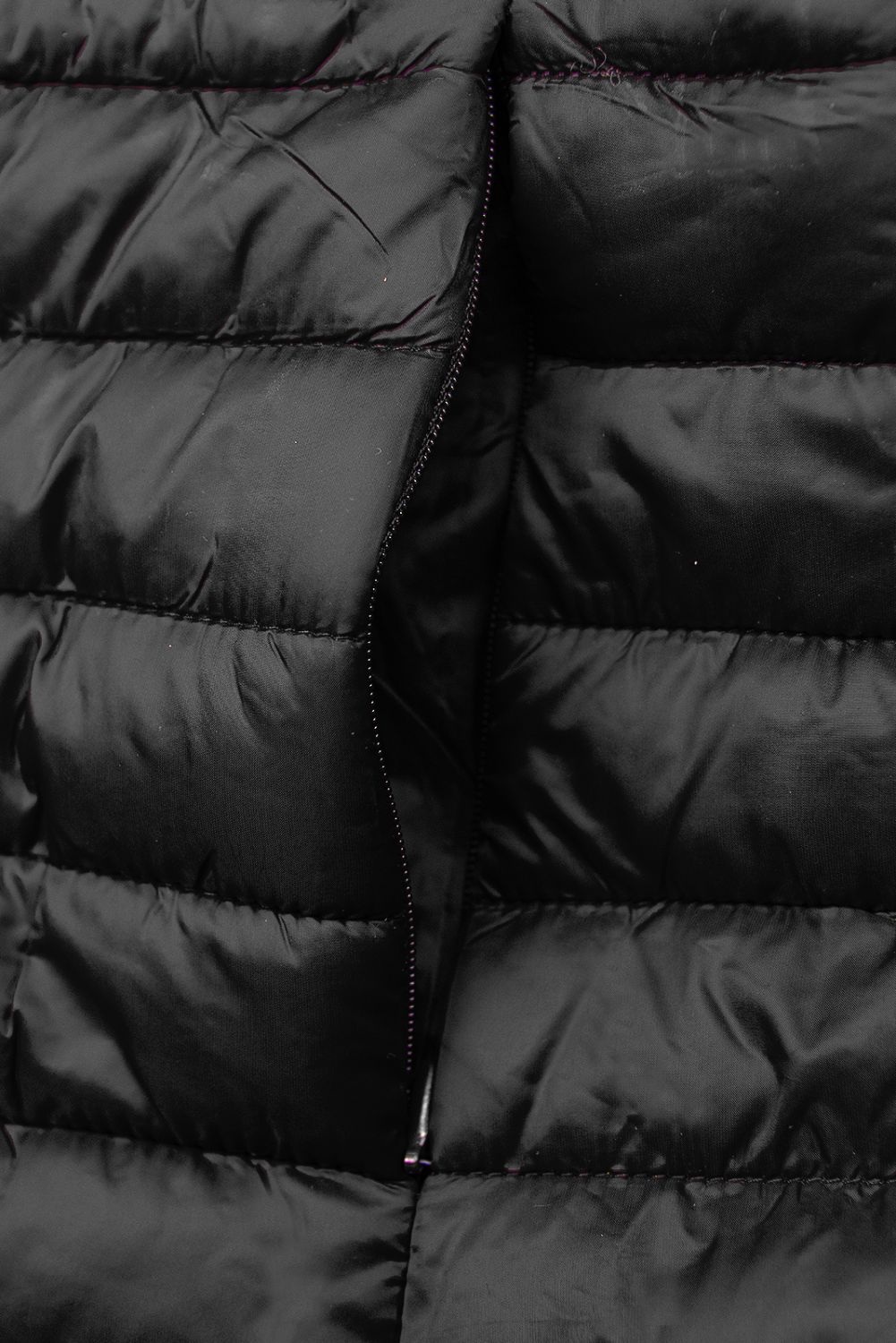 Black jacket with elastic waist