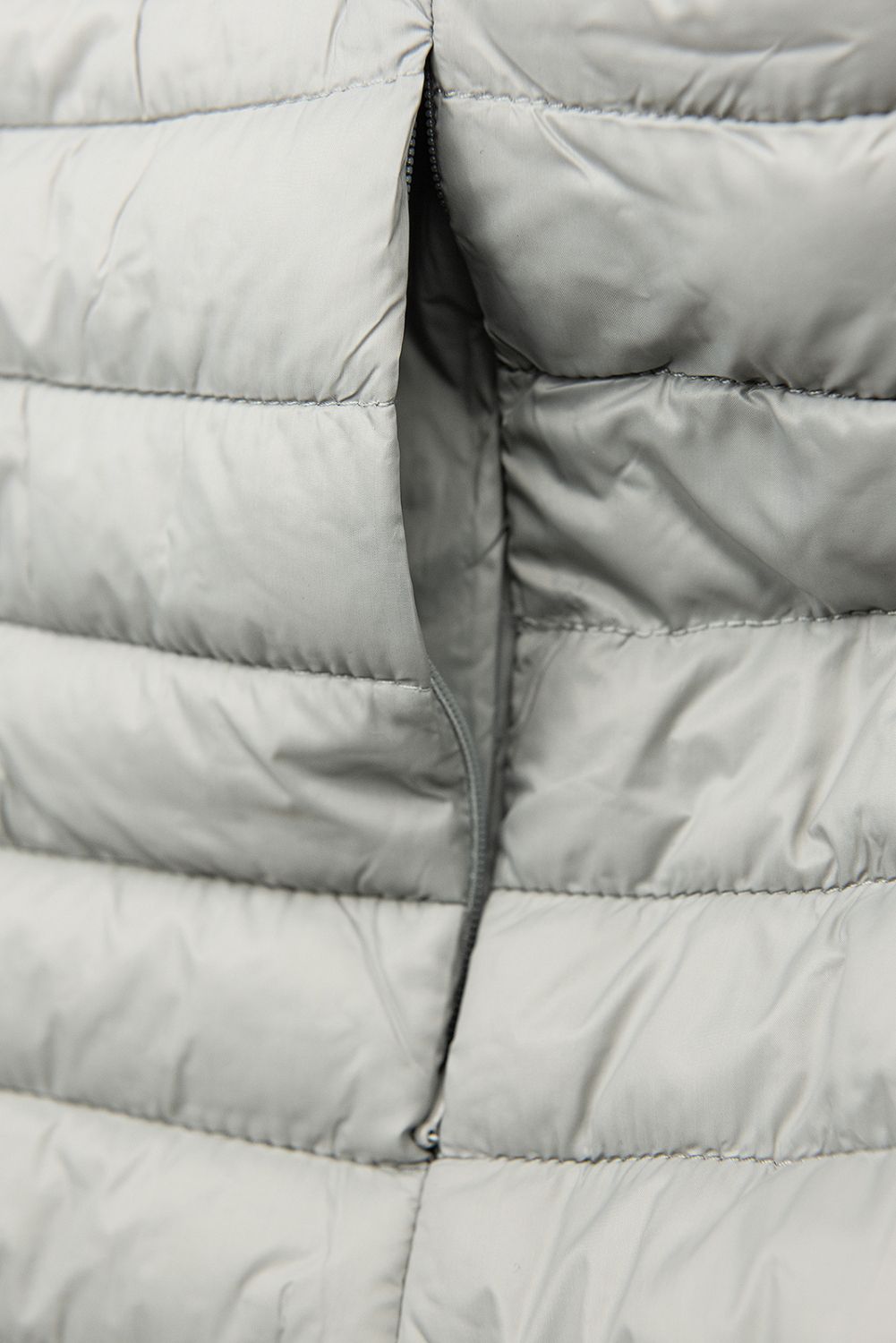 Grey jacket with elastic waist