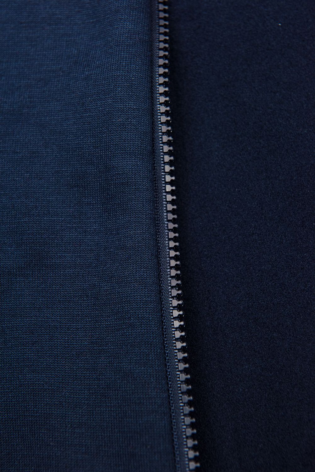 Navy asymmetric elongated hoodie