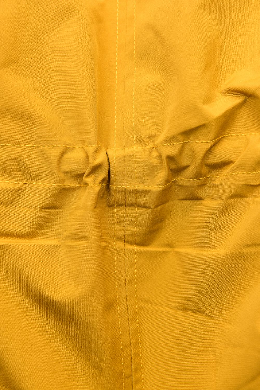 Dark yellow/navy reversible winter parka jacket