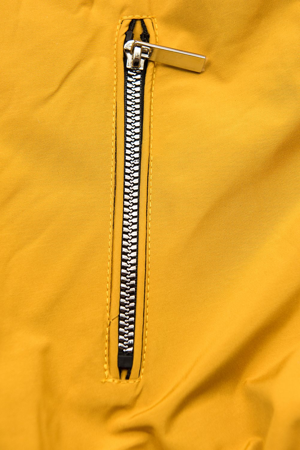 Dark yellow/navy reversible winter parka jacket