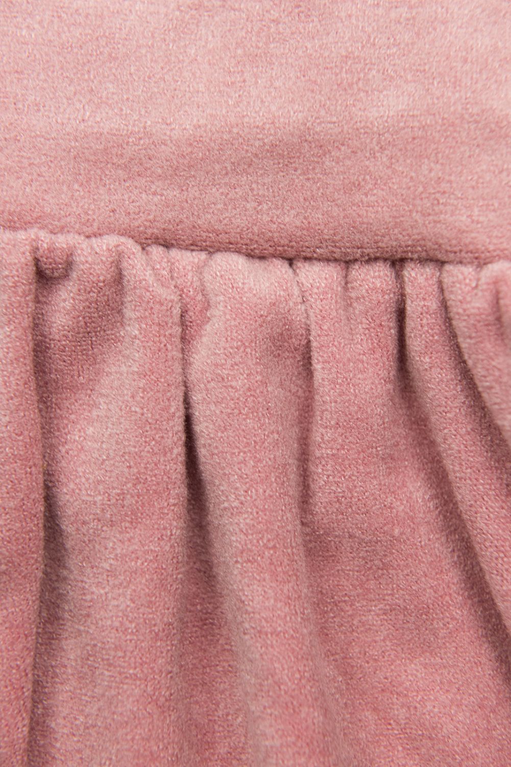 Light pink short dress with lace