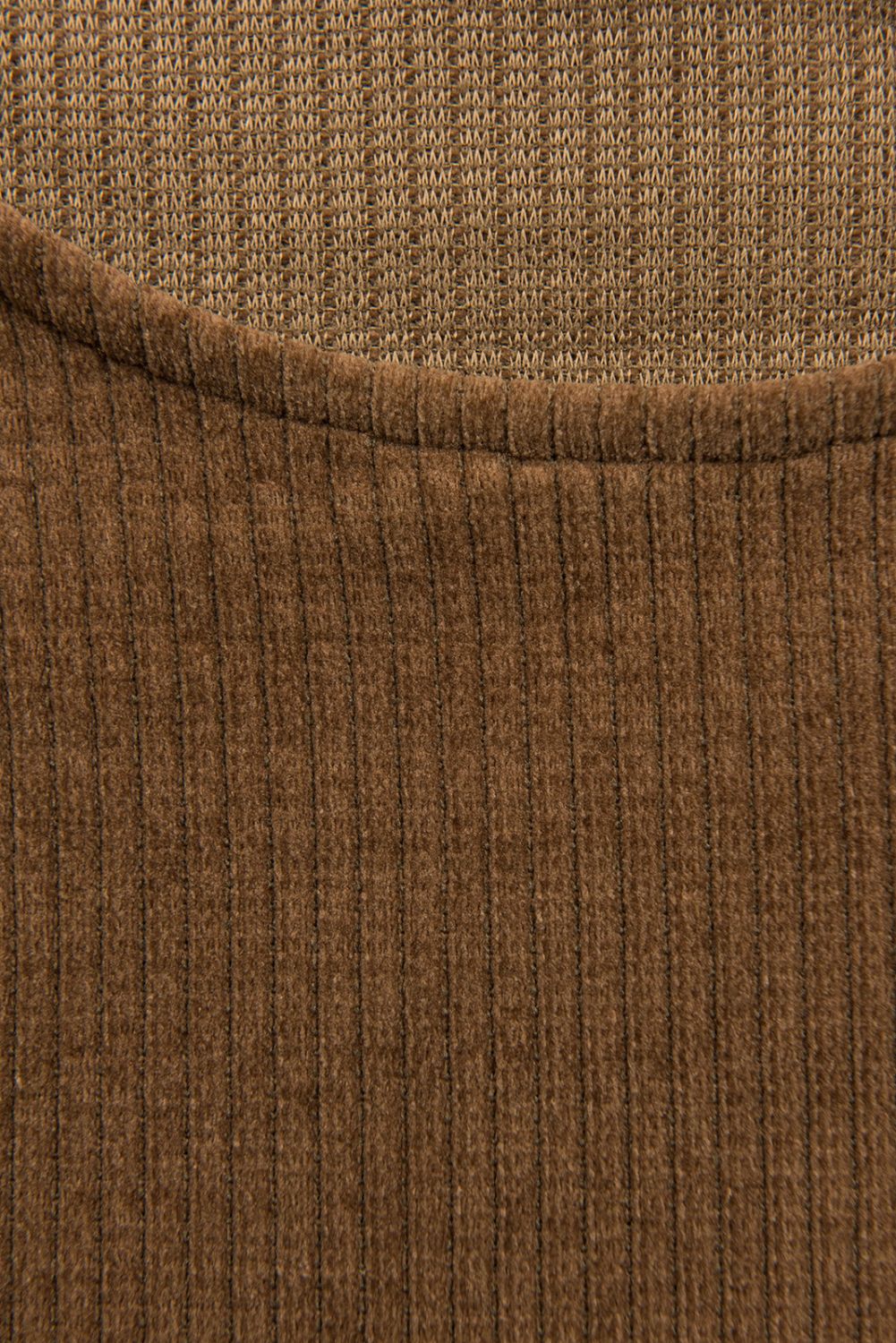 Brown dress with lace