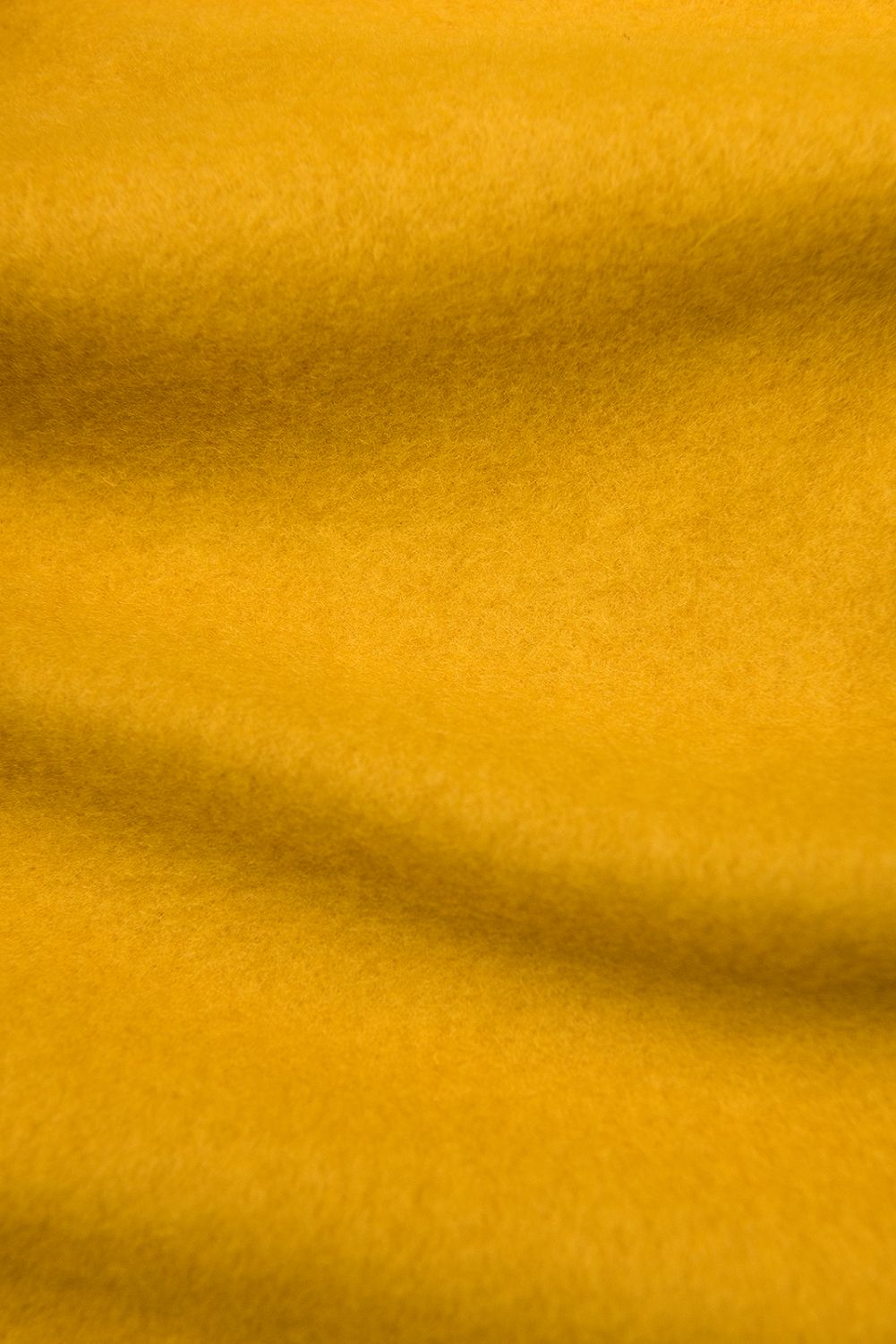 Yellow hoodie with striped lining