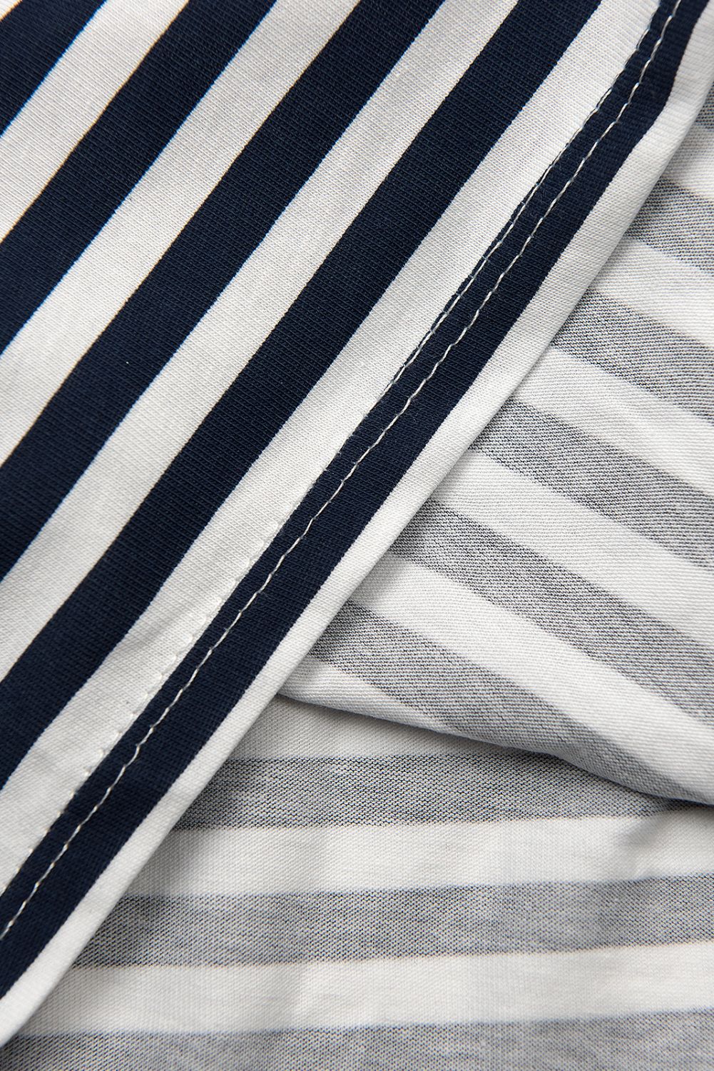 Mini dress in navy stripes II.